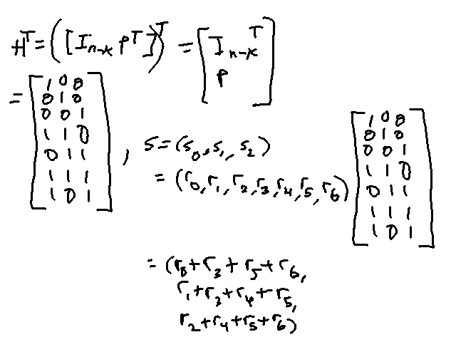 syndrome calc example